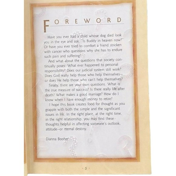 The Little Book of Big Questions by Diana Booger Hallmark Gift Book E15 - Picture 5 of 7